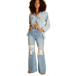 Wrangler Billabong Patch Flare Jeans